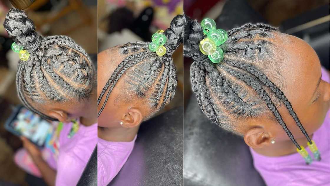 Stitch ponytail designs for little girls Stitch ponytail designs for little girls