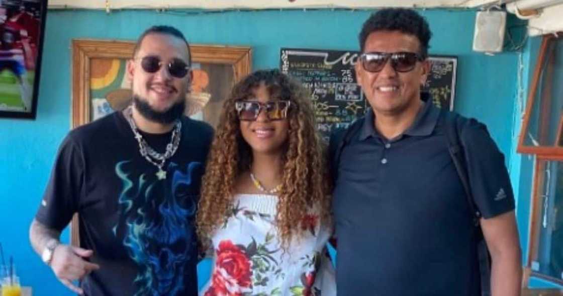 AKA's father Tony Forbes praised Nadia Nakai AKA's father Tony Forbes praised Nadia Nakai
