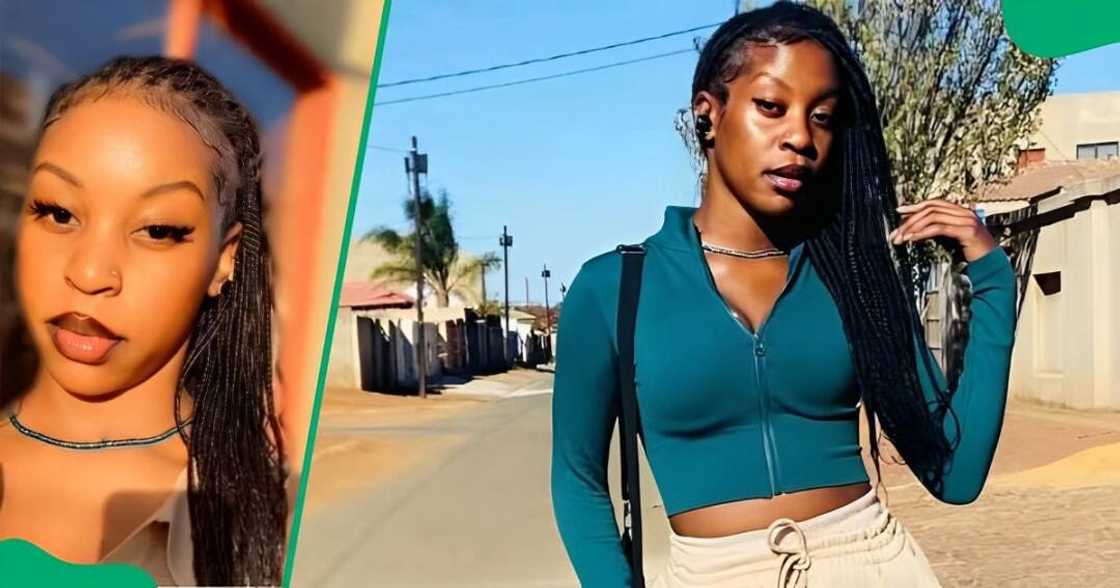 A TikTok video shows a mother locking her daughter outside of the house. A TikTok video shows a mother locking her daughter outside of the house.