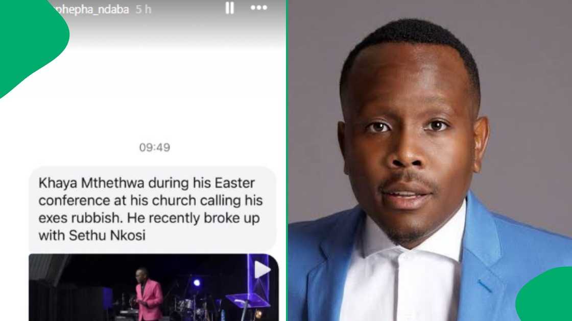 Khaya Mthethwa rubbishes his former lovers Khaya Mthethwa rubbishes his former lovers