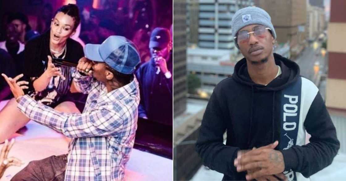 Pearl Thusi is loved by Emtee and he made evryone knew in an Instagram Live Pearl Thusi is loved by Emtee and he made evryone knew in an Instagram Live