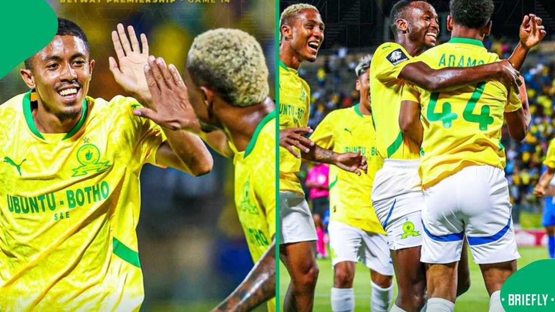 Mamelodi Sundowns defeat SuperSport United in the Tshwane derby to maintain their six points lead in the Betway Premiership.