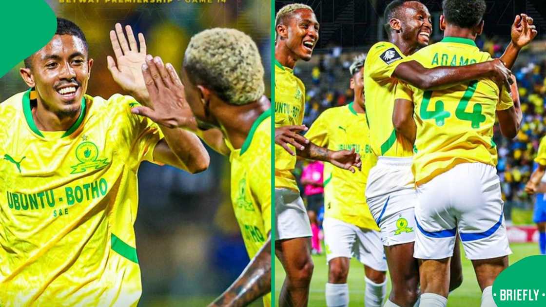 Mamelodi Sundowns defeat SuperSport United in the Tshwane derby to maintain their six points lead in the Betway Premiership. Mamelodi Sundowns defeat SuperSport United in the Tshwane derby to maintain their six points lead in the Betway Premiership.
