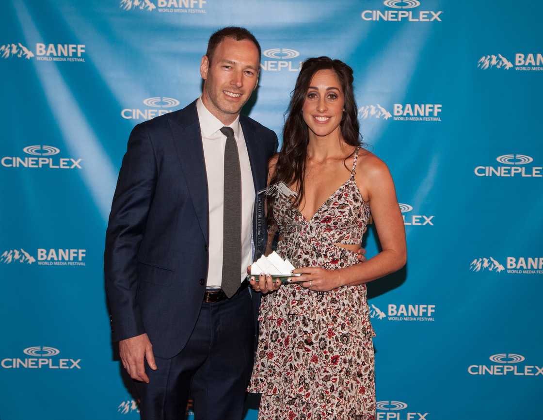 Philip Sternberg and Catherine Reitman in Banff, Canada Philip Sternberg and Catherine Reitman in Banff, Canada