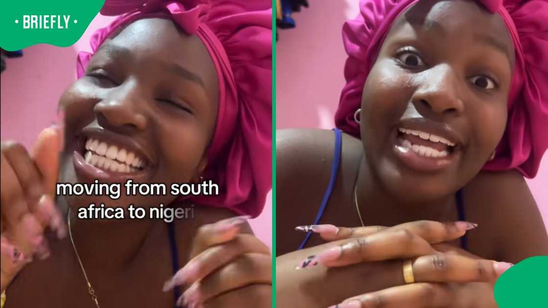 A young South African woman has gone viral after posting a candid diary-vlog from Nigeria, where she had just arrived days before filming