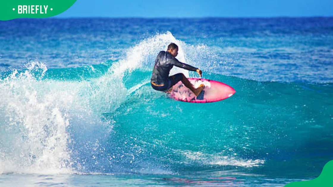 Man surfing Man surfing
