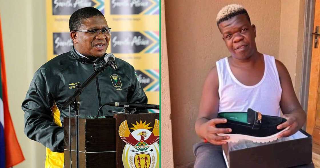 Fikile Mbalula parties with TN Nciza