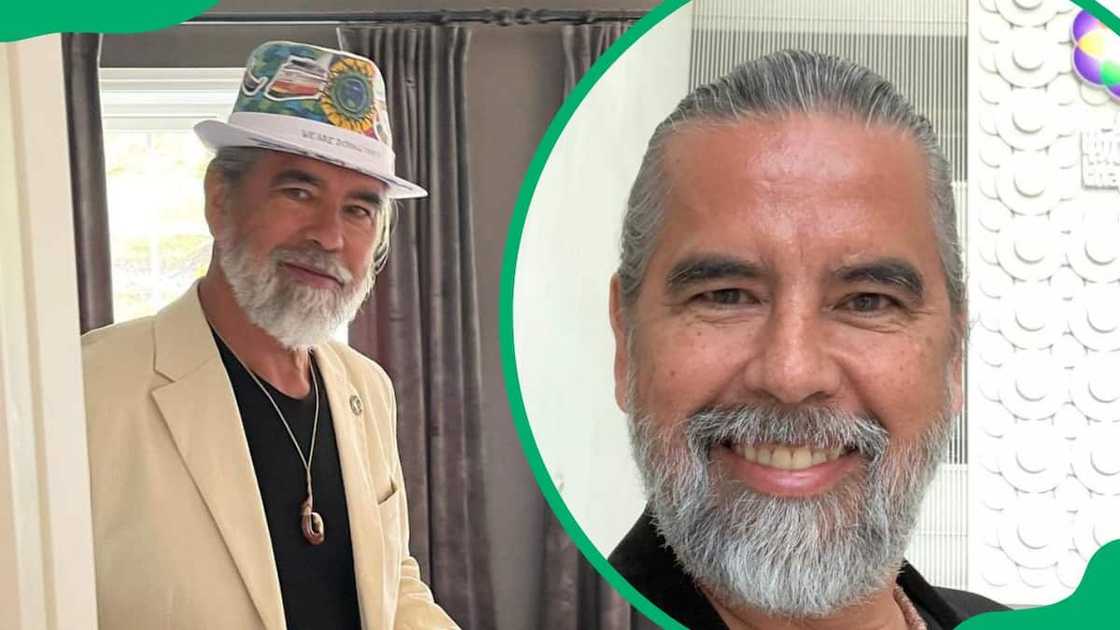 Henk Rogers during a luncheon in 2022 (L). The entrepreneur posing for a photo at ChangYou's lobby in 2018 (R) Henk Rogers during a luncheon in 2022 (L). The entrepreneur posing for a photo at ChangYou's lobby in 2018 (R)