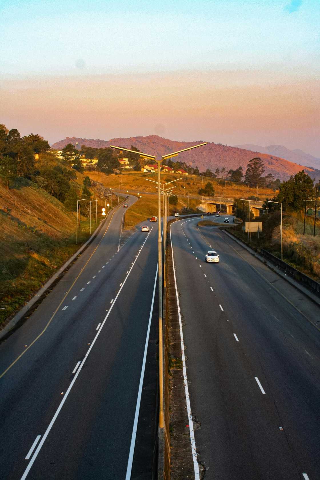 The Durban to Pirtermaritzburg highway is usually busy The Durban to Pirtermaritzburg highway is usually busy