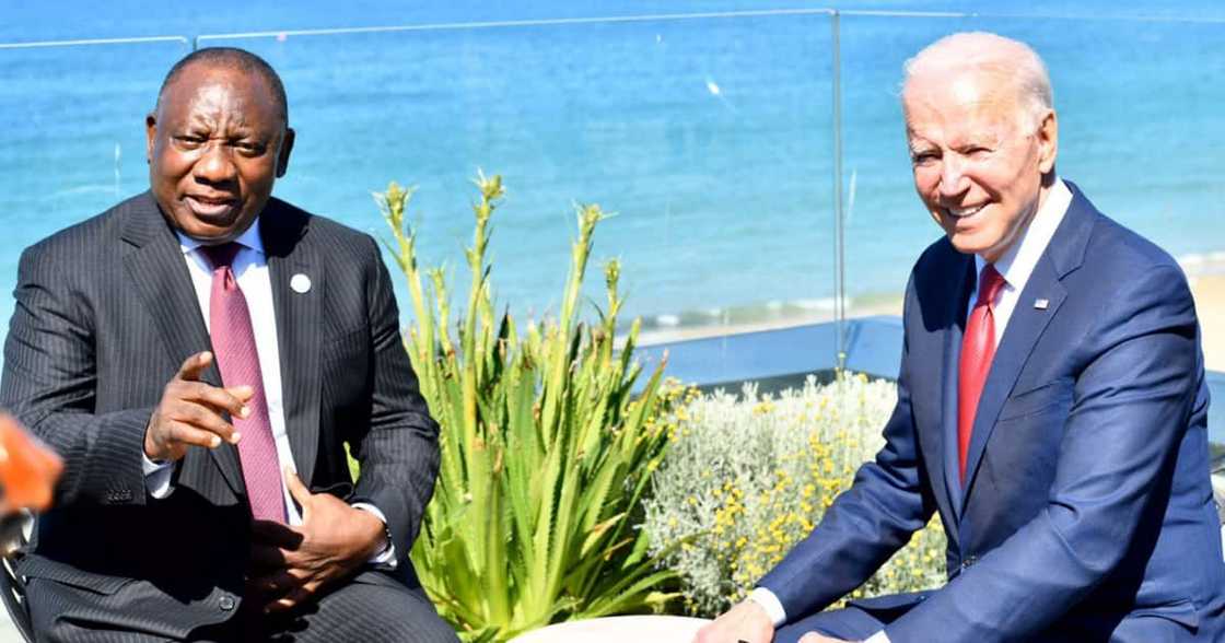 Ramaphosa, Joe Biden, United States of America, G7, Covid-19 Ramaphosa, Joe Biden, United States of America, G7, Covid-19
