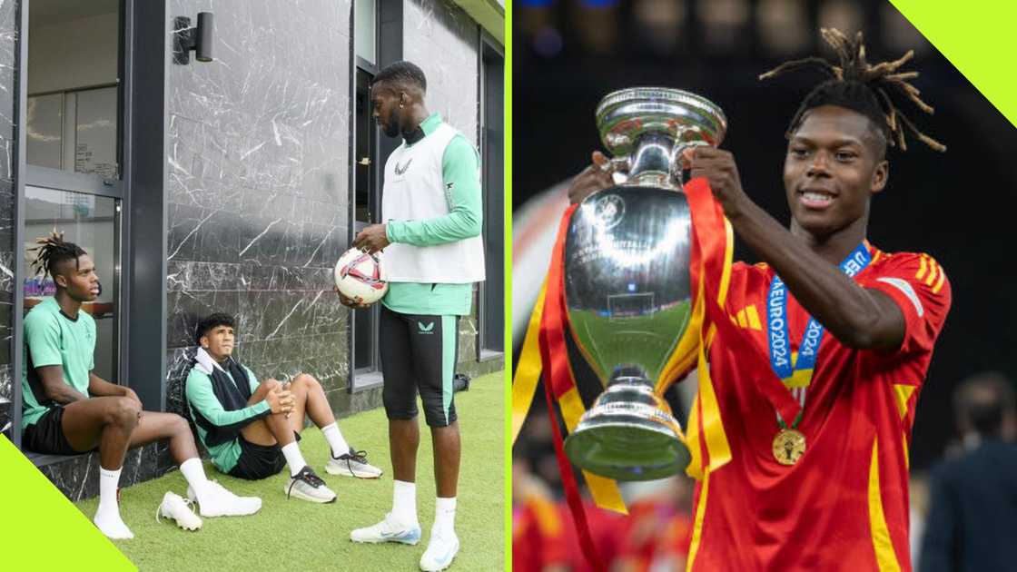 Inaki Williams and Nico Williams. Inaki Williams and Nico Williams.