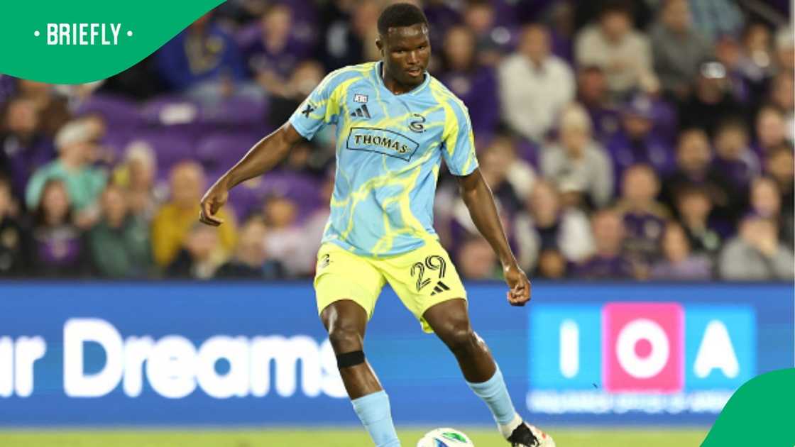 Olwethu Makhanya in action during the match between Orlando City and Philadelphia Union. Olwethu Makhanya in action during the match between Orlando City and Philadelphia Union.