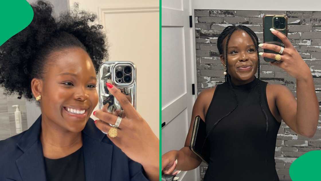 A lady flexed the qualifications of her family to prove that she wasn't from a low income household. A lady flexed the qualifications of her family to prove that she wasn't from a low income household.