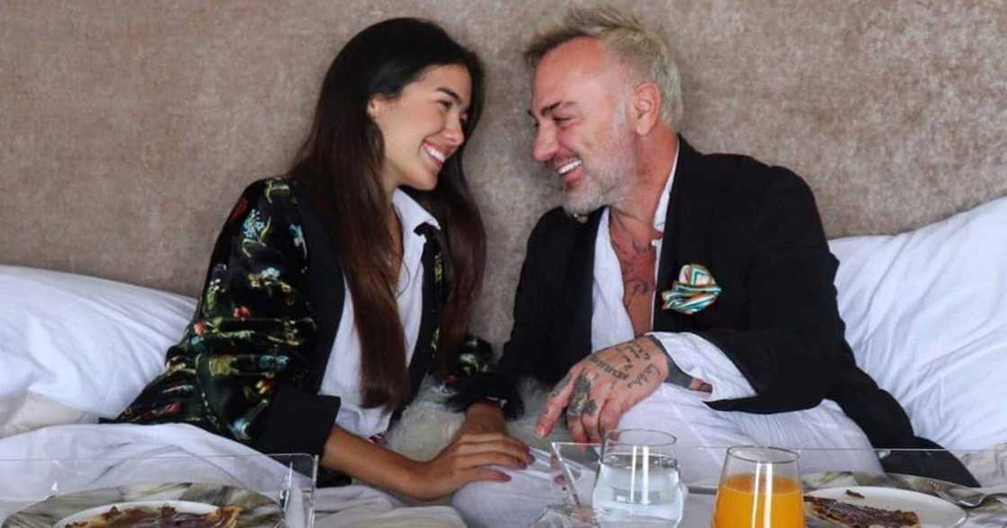 Italian Billionaire Gianluca Vacci’s tattooed her man by herself.