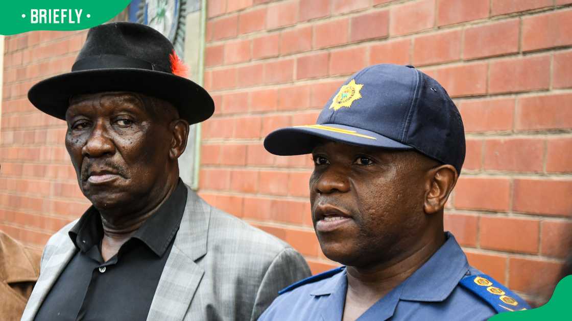 Bheki Cele and Nhlanhla Mkhwanazi in Durban
