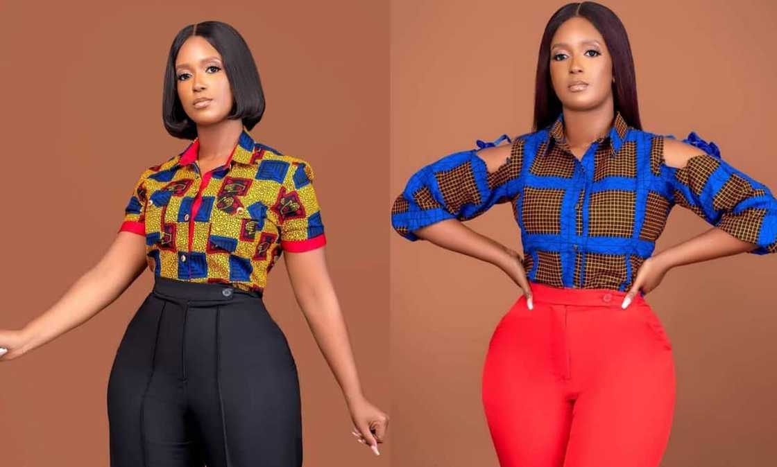 Modern Ankara tops Modern Ankara tops