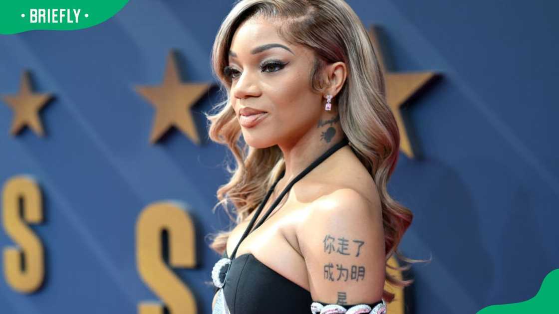 GloRilla at the 2023 BET Awards at Microsoft Theater in Los Angeles, California. GloRilla at the 2023 BET Awards at Microsoft Theater in Los Angeles, California.