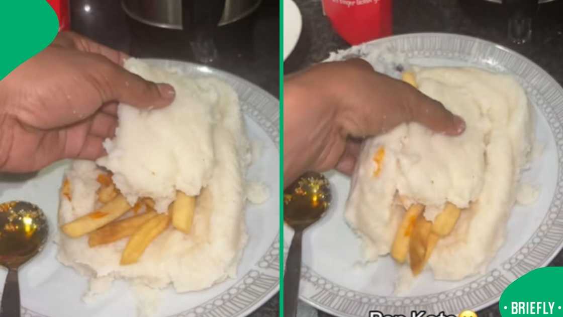 A creative take on pap as a kota sparked debate among South Africans on TikTok