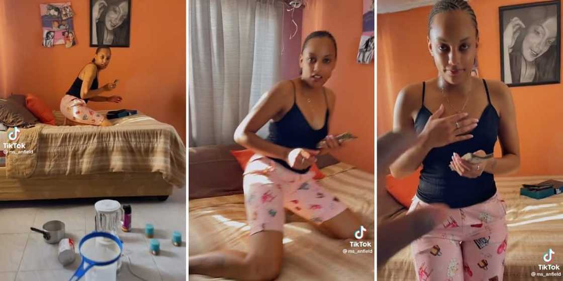 Woman caught stealing money from boyfriend Woman caught stealing money from boyfriend