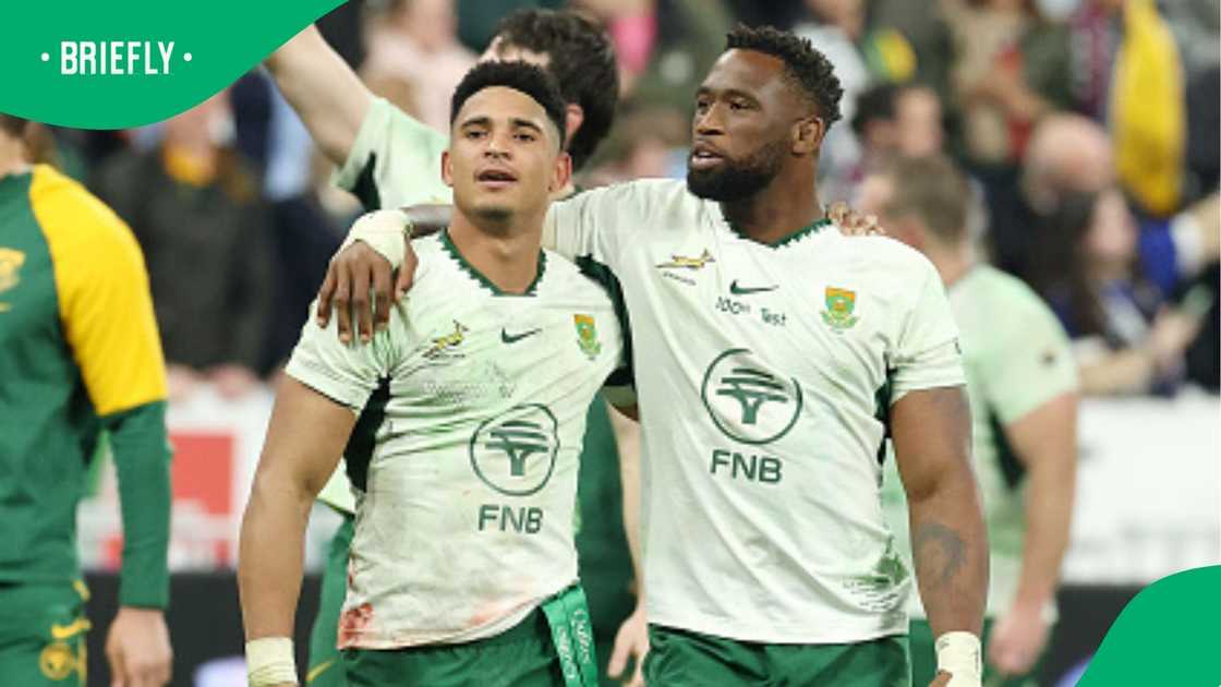 Sacha Feinberg-Mngomezulu, Siya Kolisi, South Africa, France, and Paris.