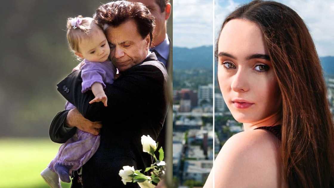 11-month-old Elsa with Robert Blake (left) and 19-year-old Rose (left)