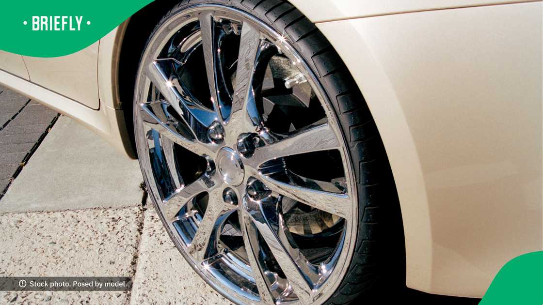 The car the gent was driving was heavily customised. The car the gent was driving was heavily customised.