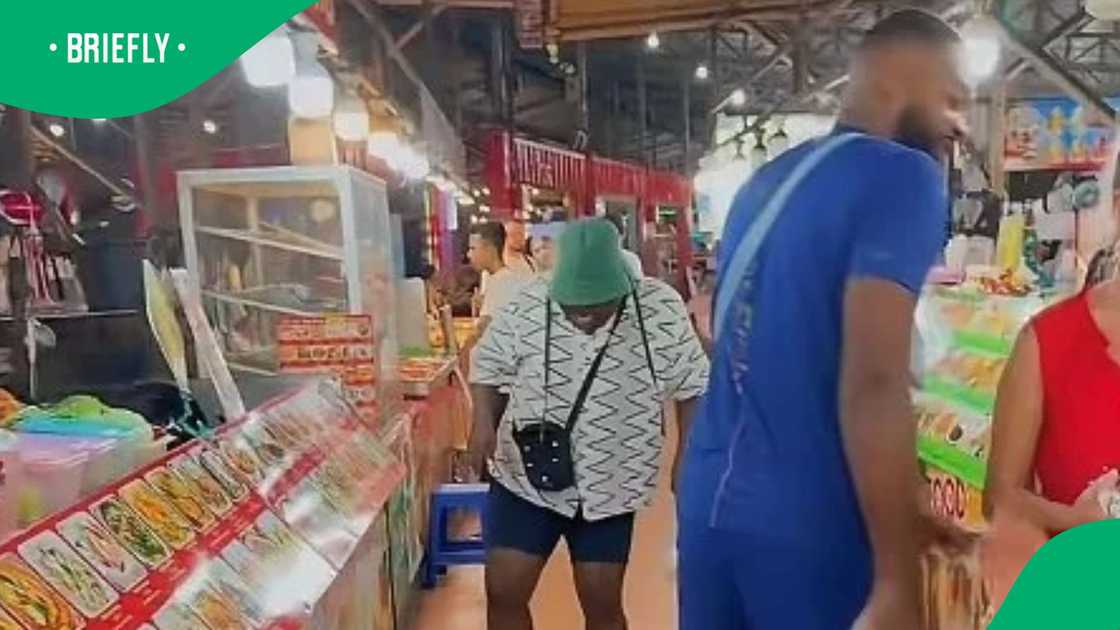 South African man shows his experience in Thailand