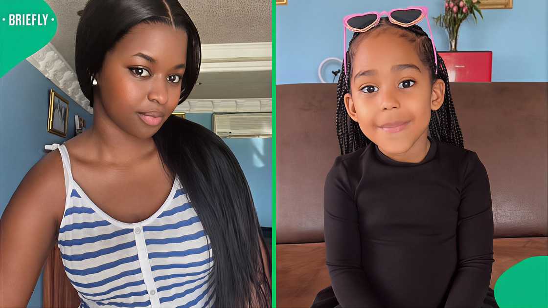 A woman and her beautiful daughter posed in a TikTok video.