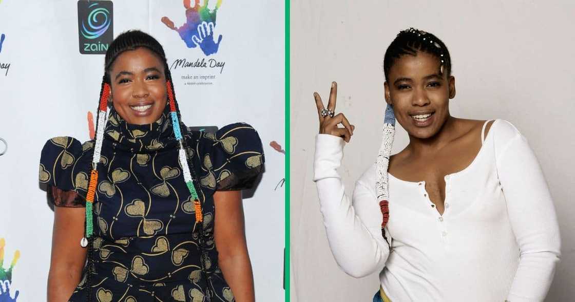Thandiswa Mazwai at '46664 Celebration Concert' at Radio City Music Hall in New York City, and studio '46664 Arctic' concert at Fyllingen. Thandiswa Mazwai at '46664 Celebration Concert' at Radio City Music Hall in New York City, and studio '46664 Arctic' concert at Fyllingen.