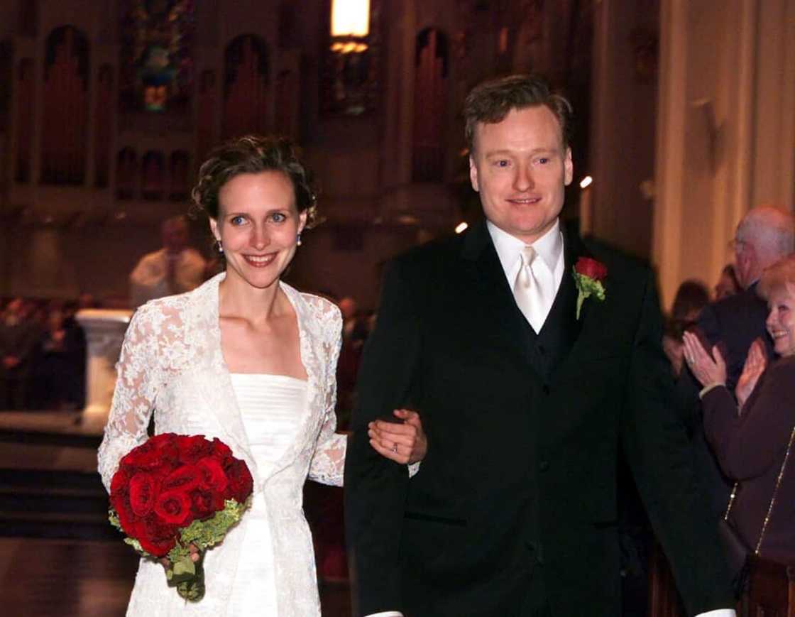 Who is Conan O'Brien's wife?