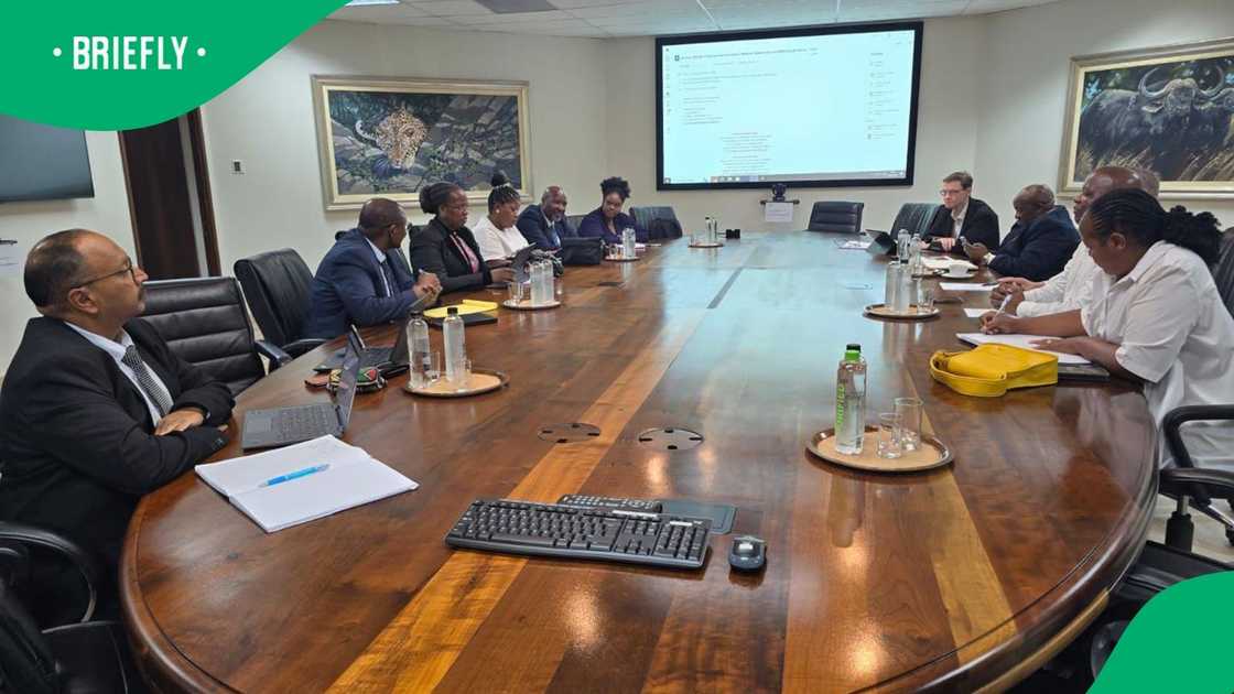 The Employment and Labour department met with ArcelorMittal's leadership The Employment and Labour department met with ArcelorMittal's leadership