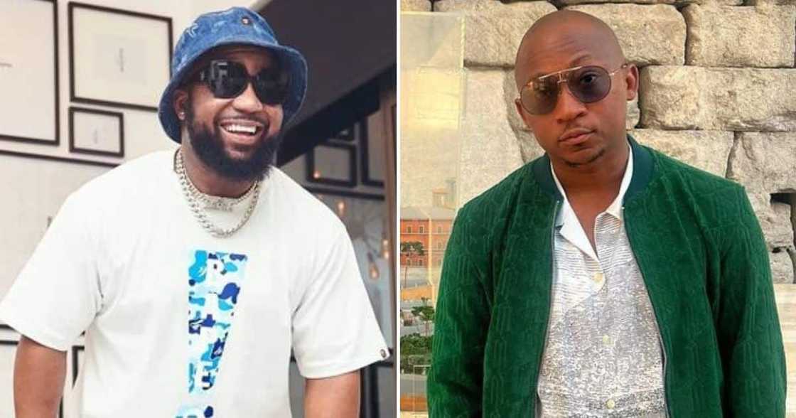 Cassper Nyovest and Khuli Chana Cassper Nyovest and Khuli Chana