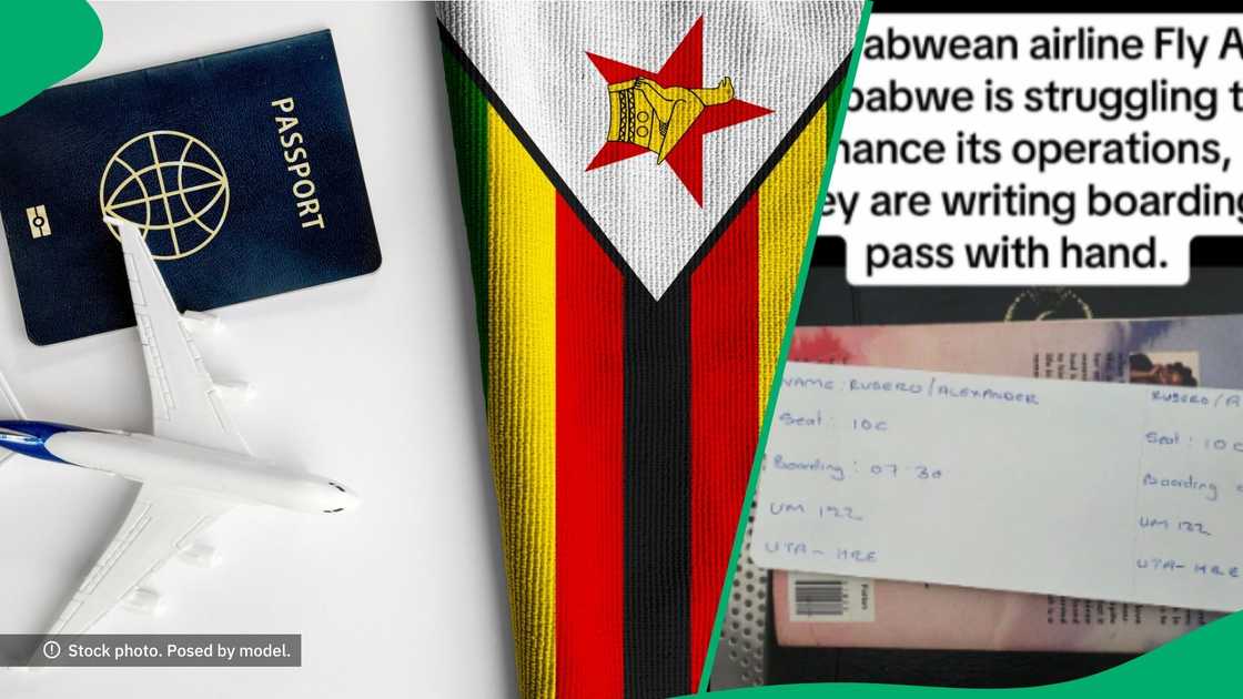 A screenshot of the video displayed the handwritten plane ticket that sparked debates online