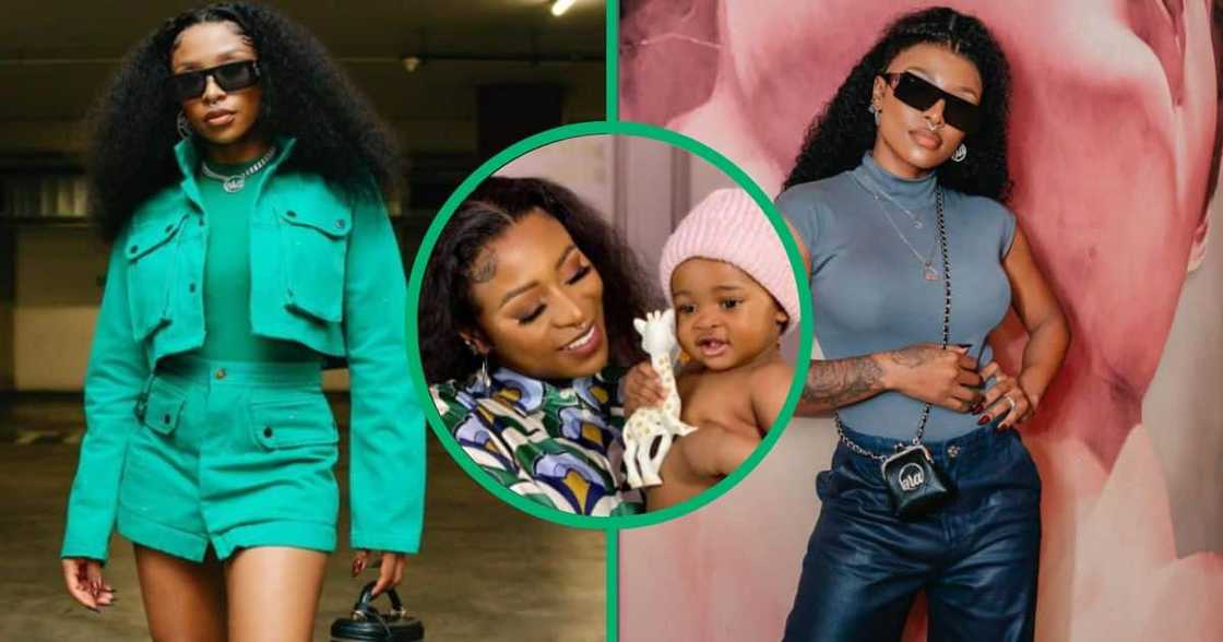 DJ Zinhle's daughter Asante sang 'Water.'