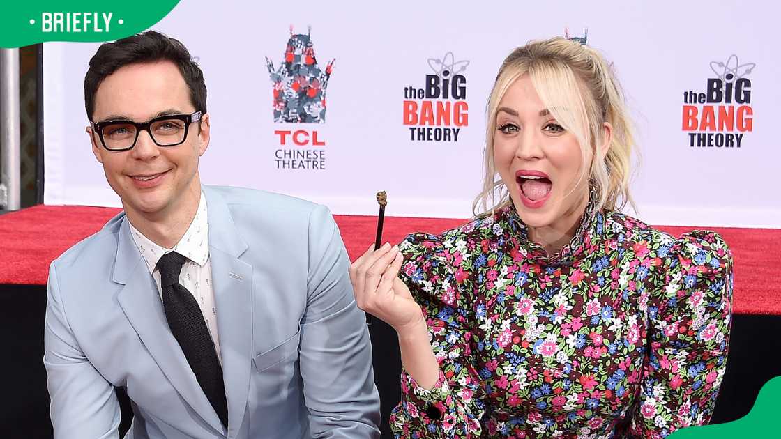 Jim Parsons and Kaley Cuoco in Hollywood Jim Parsons and Kaley Cuoco in Hollywood