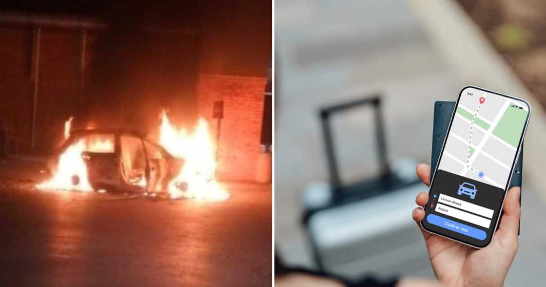 E-hailing drivers blame the government for the Soweto arson incidents E-hailing drivers blame the government for the Soweto arson incidents