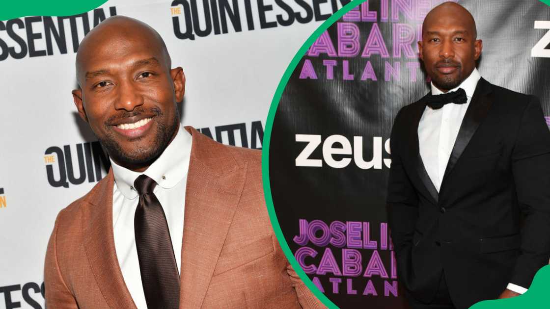 Martell Holt attend The Quintessential Gentleman MOCTales in 2023 (L). The TV personality attends Zeus Network's Joseline's Cabaret: Atlanta Season 2 screening (R)