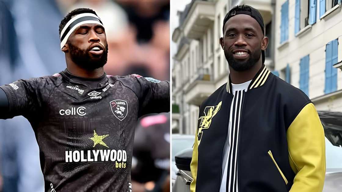Siya Kolisi enjoyed his time at a nightclub Siya Kolisi enjoyed his time at a nightclub
