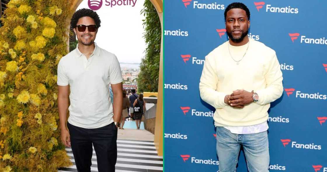 Trevor Noah hangs out with Kevin Hart Trevor Noah hangs out with Kevin Hart