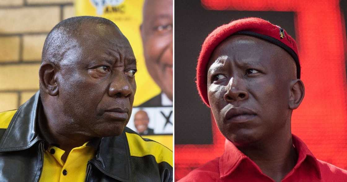 Cyril Ramaphosa_Julius Malema Cyril Ramaphosa_Julius Malema