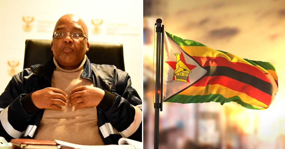 Minister of Home Affairs Aaron Motsoaledi at the engagement with the freight, logistics and trucking industry Minister of Home Affairs Aaron Motsoaledi at the engagement with the freight, logistics and trucking industry