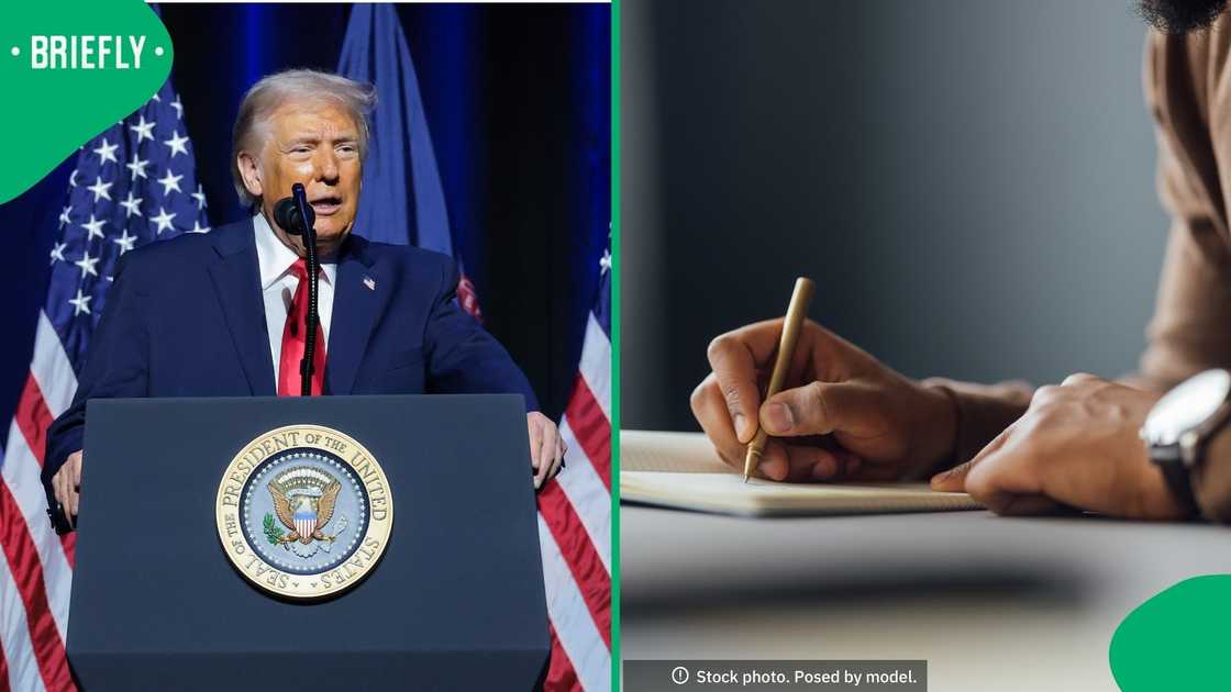 A South African man urged the government to learn from Donald Trump