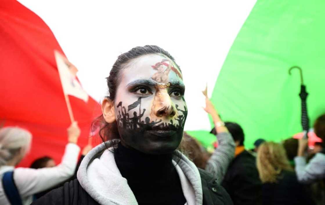 People walked from the French capital's traditional protest hub of Place de la Republique to Place de la Nation