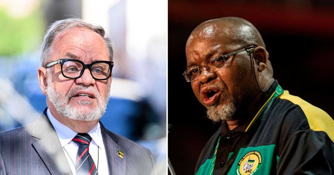 Gwede Mantashe shades Carl Niehaus calls him a hired fireman SACP congress history of shading each other