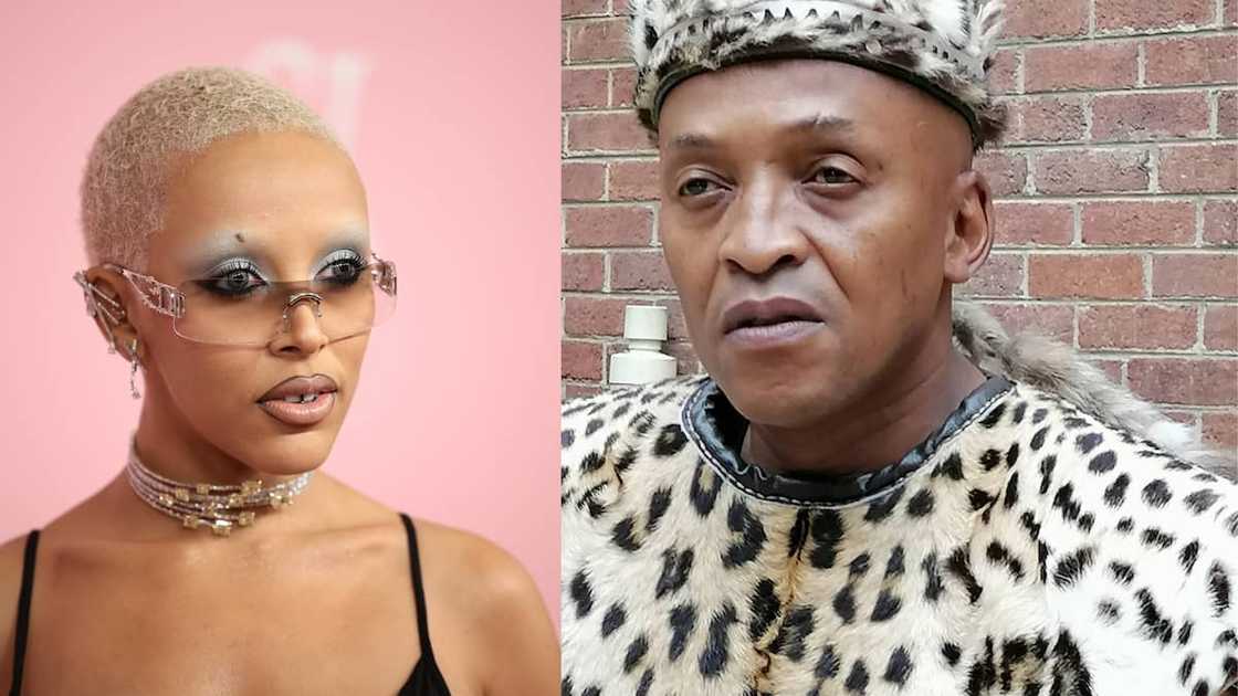 Rapper Amala Ratna Zandile Dlamini and her father, actor Dumisani Dlamini. Rapper Amala Ratna Zandile Dlamini and her father, actor Dumisani Dlamini.