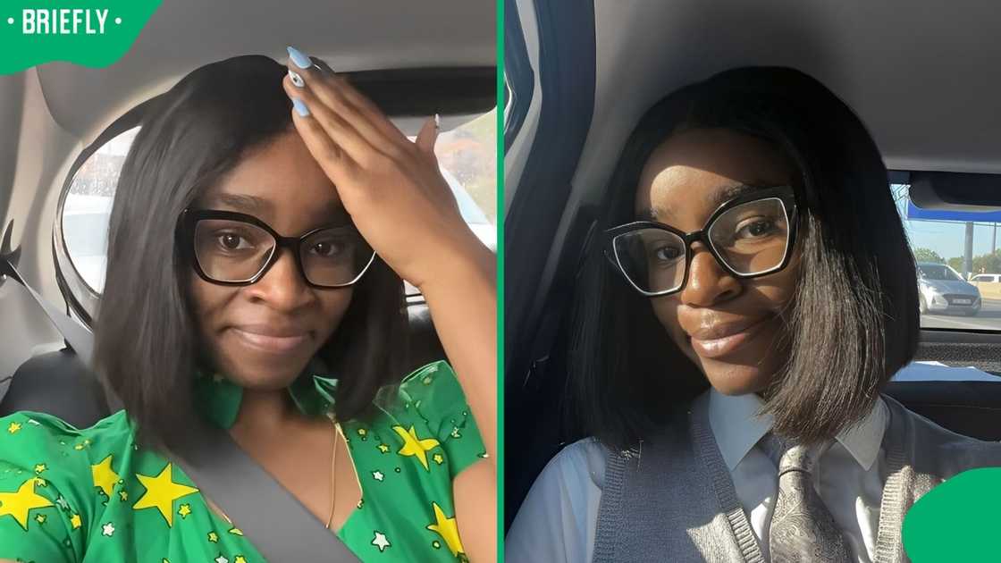 A woman showed a R299 touchscreen cellphone. A woman showed a R299 touchscreen cellphone.