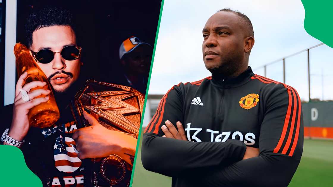 Netizens reacted to the bong Benni McCarthy had with AKA