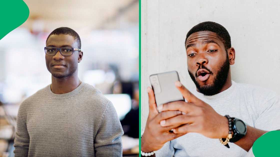 A TikTok video shows a man unveiling his savings from Checkers. A TikTok video shows a man unveiling his savings from Checkers.