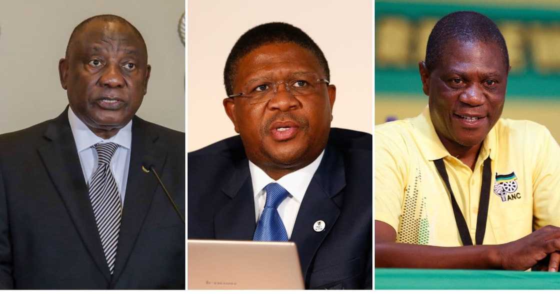 Fikile Mbalula claims there's no tension between President Cyril Ramaphosa and Paul Mashatile Fikile Mbalula claims there's no tension between President Cyril Ramaphosa and Paul Mashatile