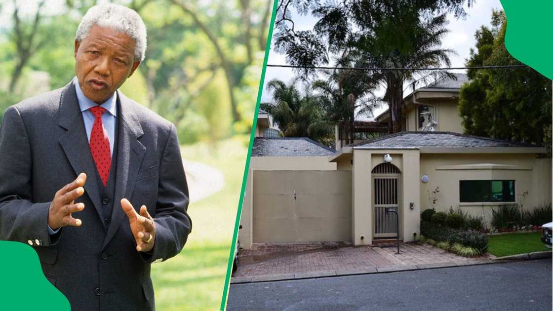 Nelson Mandela's Houghton home is a crime scene after a hijacked vehicle was found at the premises. Nelson Mandela's Houghton home is a crime scene after a hijacked vehicle was found at the premises.
